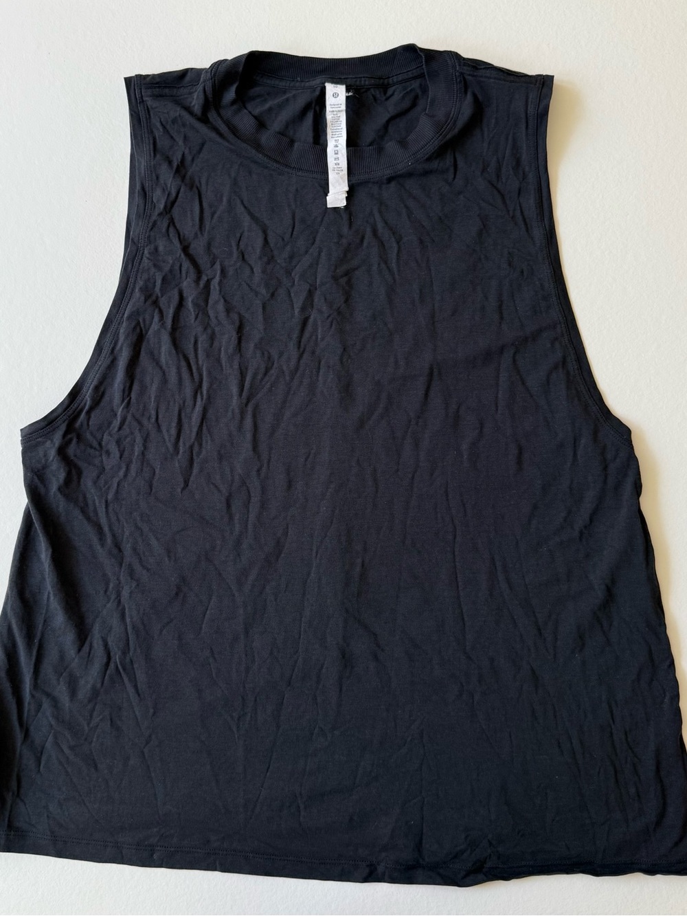 lululemon athletica Black Sleeveless Tank Top